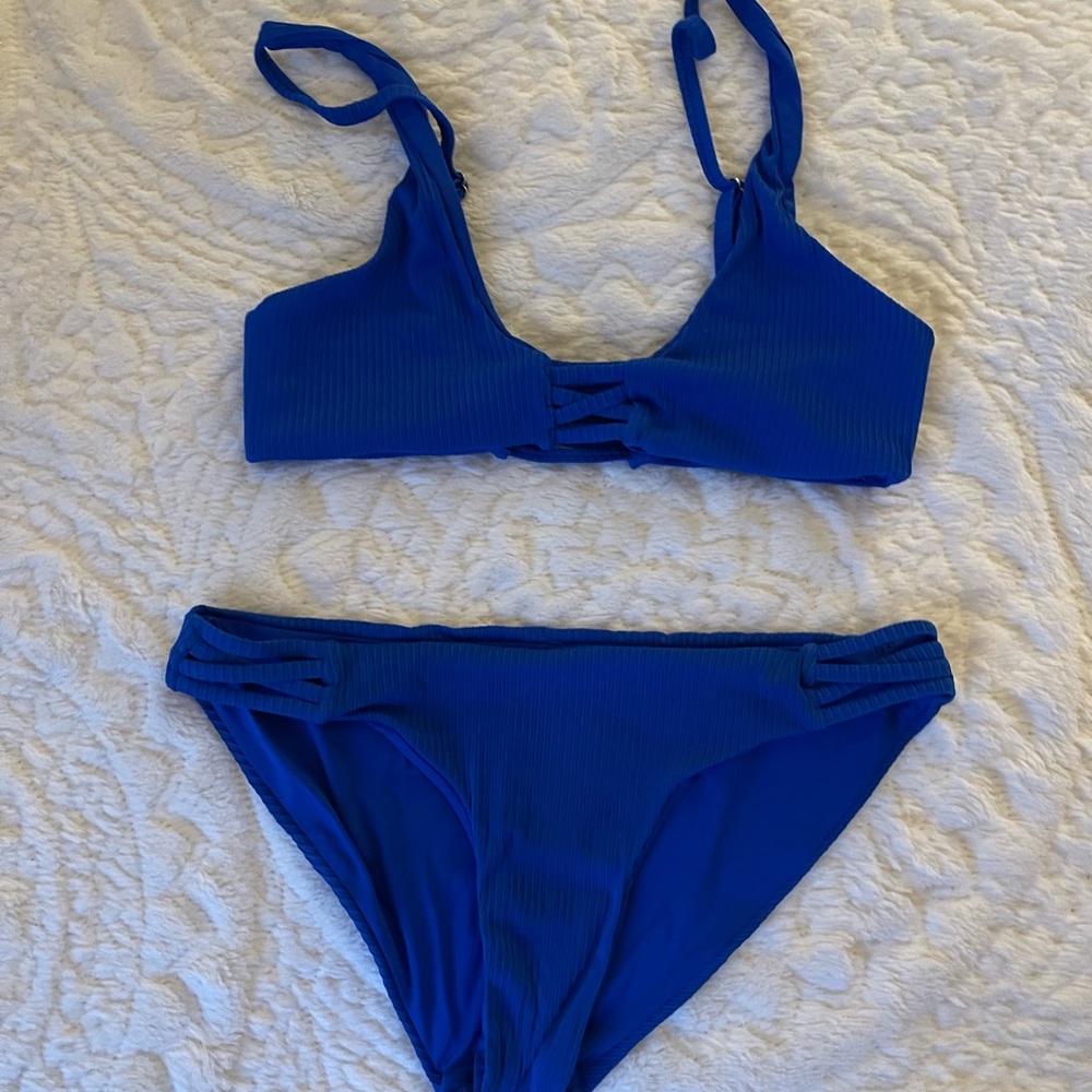 royal blue bikini set S